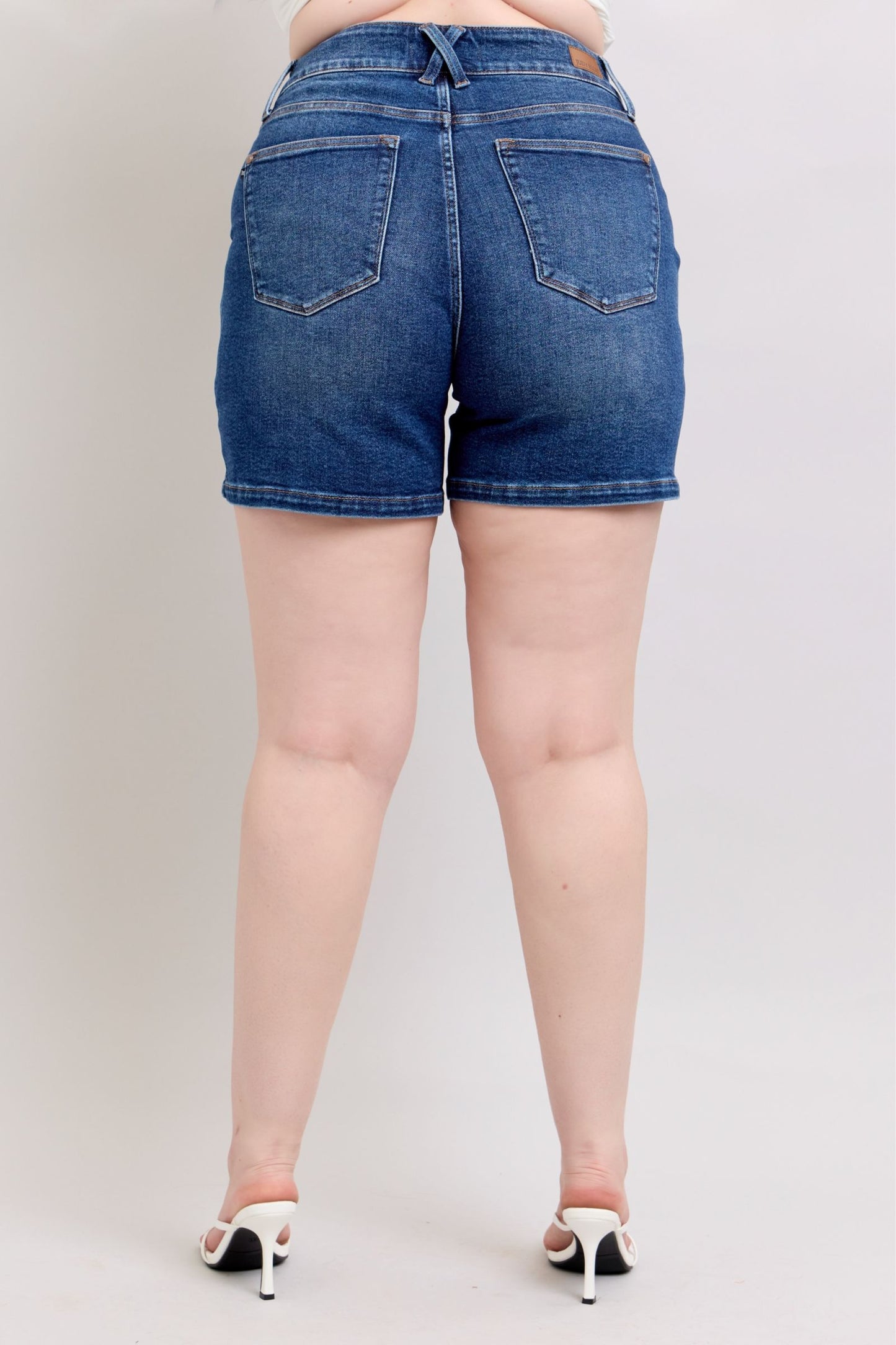 Judy Blue Joy High Rise Double Button Shorts (JB 150307)