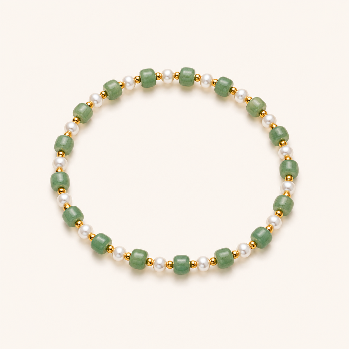 Jade Beaded Bracelet