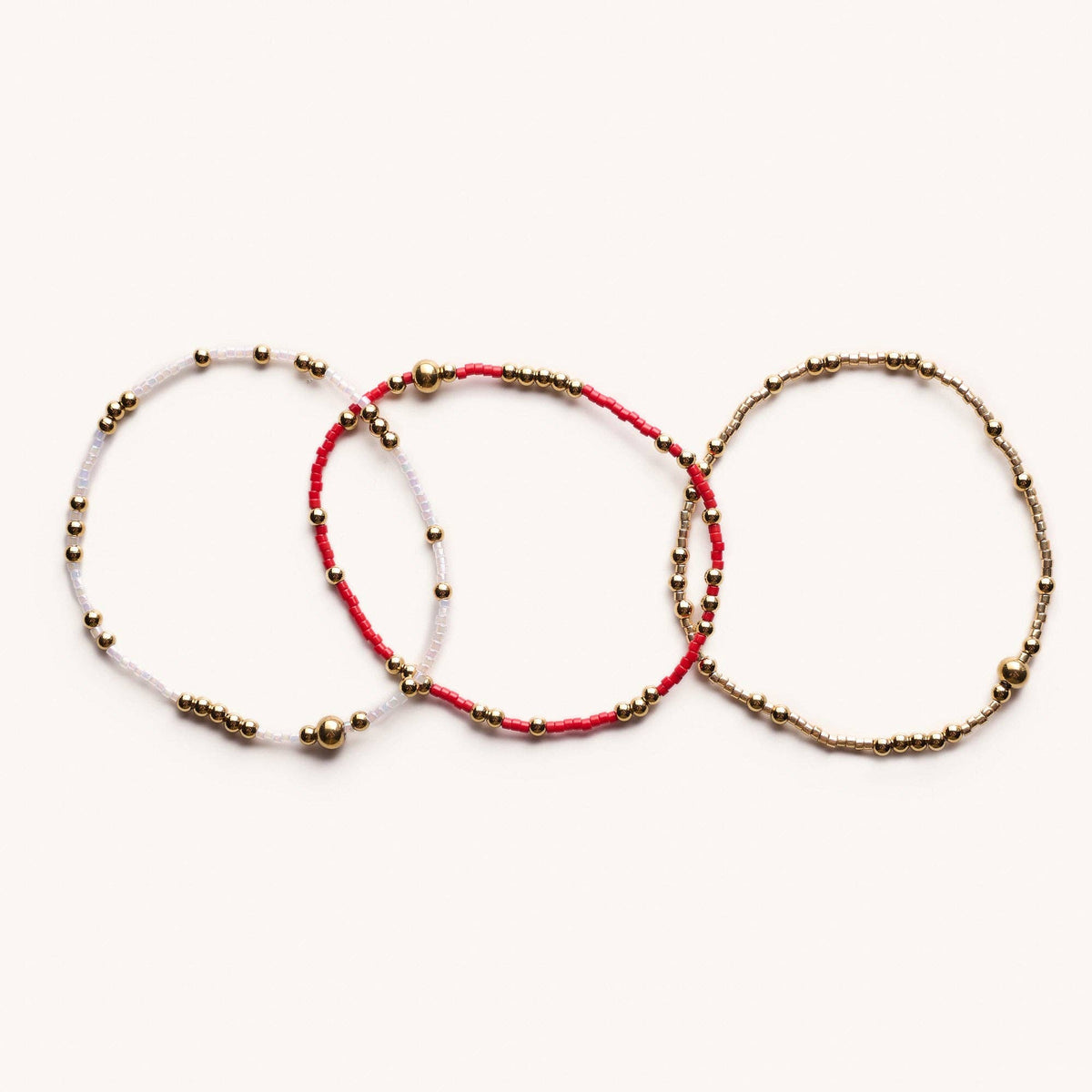 Game Day Bracelet Set- Red
