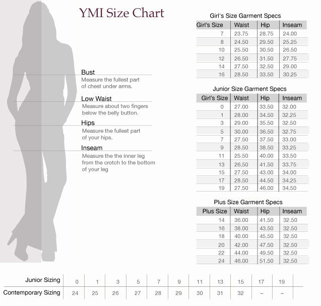 SIZE 20W YMI Brandi Curvy Black Cuffed Shorts