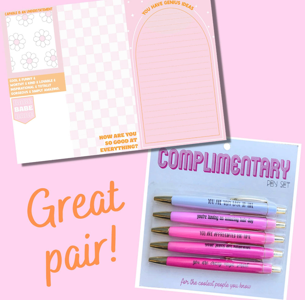 Complimentary Notepad Set