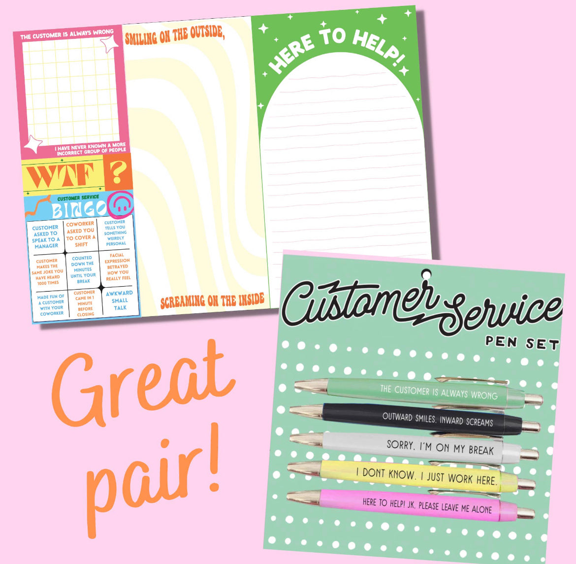 Customer Service Notepad Set