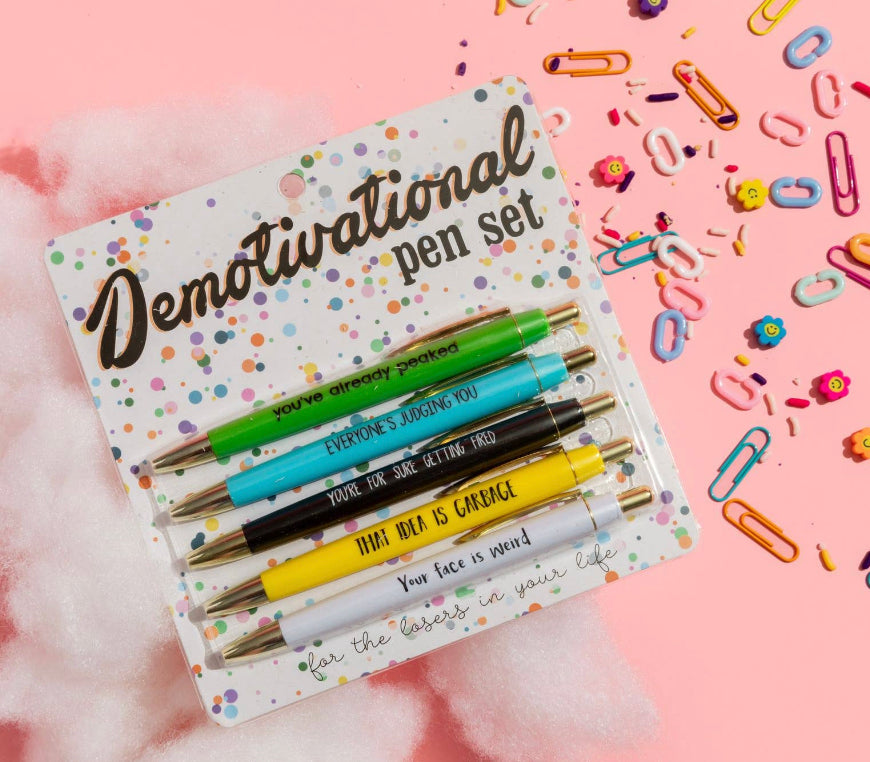 Demotivational Pen Set