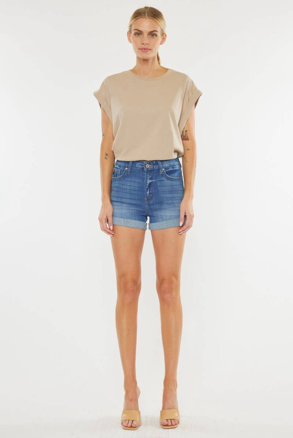 3XL Kan Can Heather Cuffed Shorts