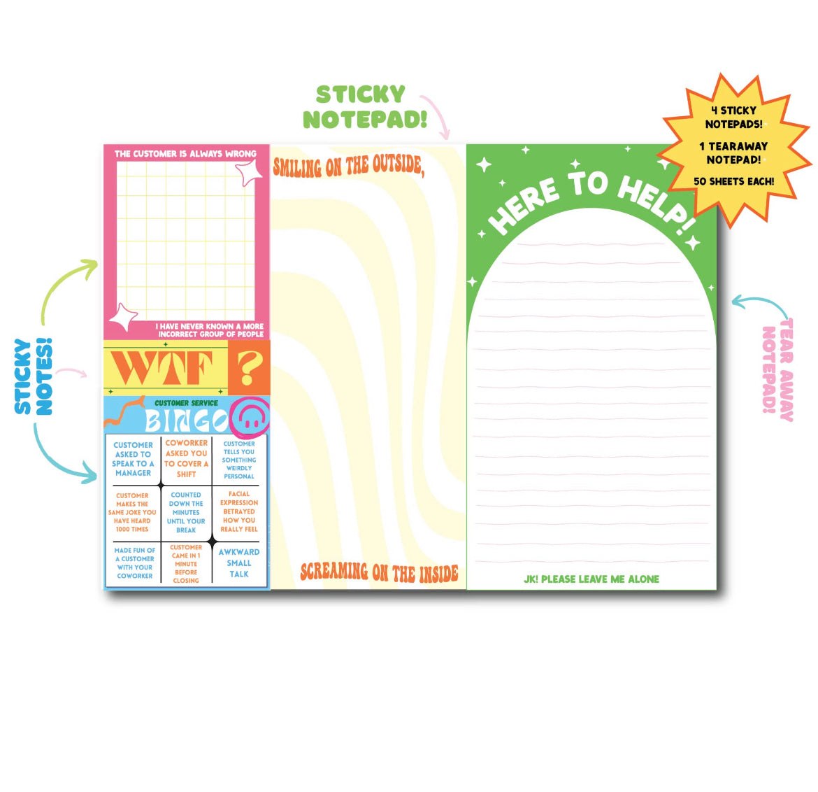 Customer Service Notepad Set