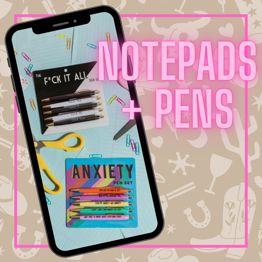 Funny Pens + Notepads