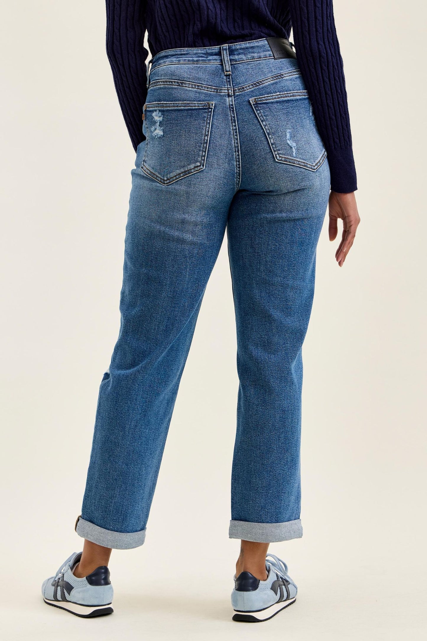 Judy Blue Billie High Rise Boyfriend Fit Jeans (JB 881189)