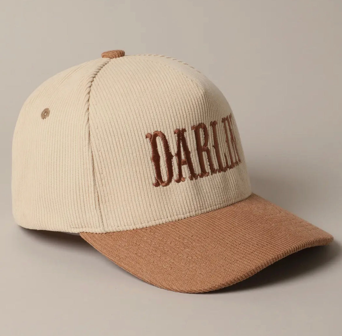 Darlin’ Corduroy Trucker Hat