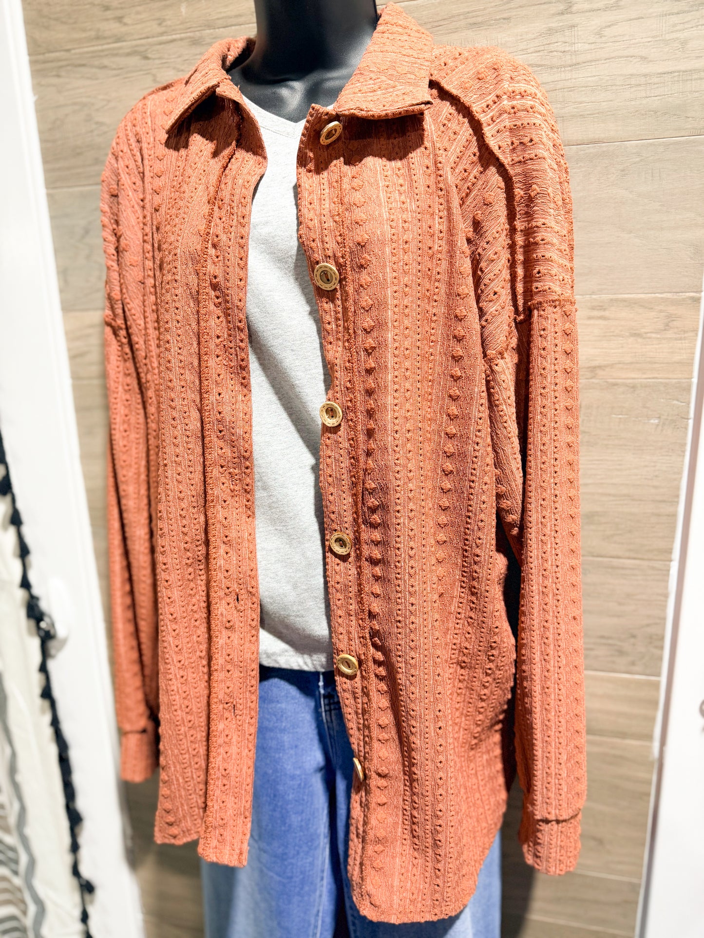 Sienna Jacquard Lightweight Shacket