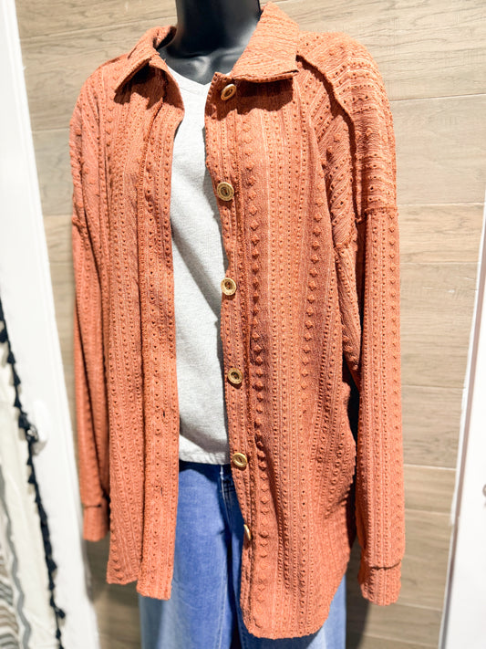 Sienna Jacquard Lightweight Shacket