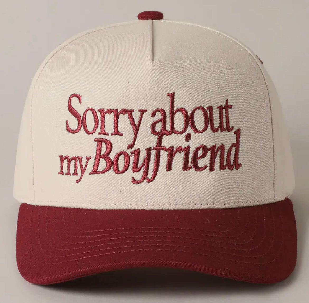 Sorry About My Boyfriend Dad Hat