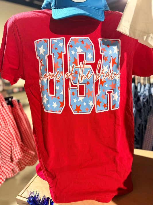 Home of the Brave Comfort Colors Tee