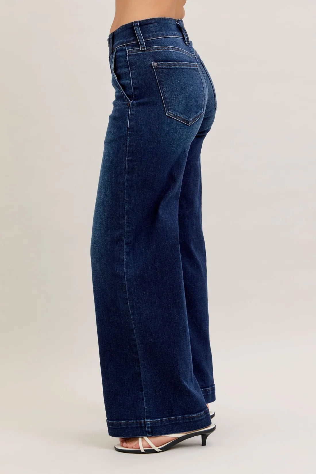 Judy Blue Jane Multi-Inseam High Rise Trouser Jeans