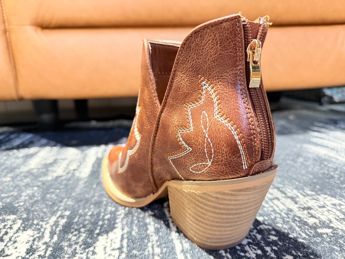 Whiskey Blaize Western Embroidered Booties