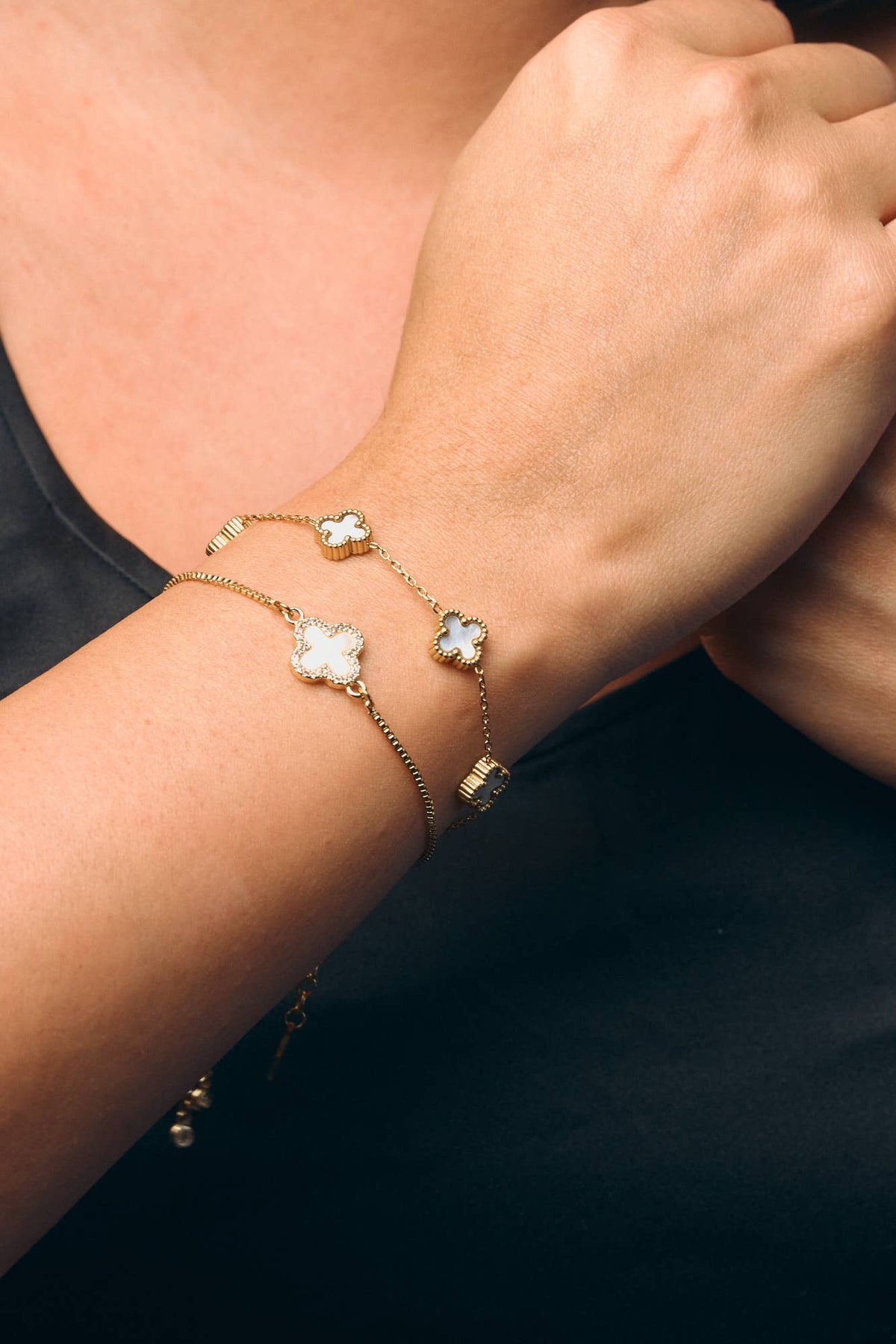 Mini White Flora Bracelet