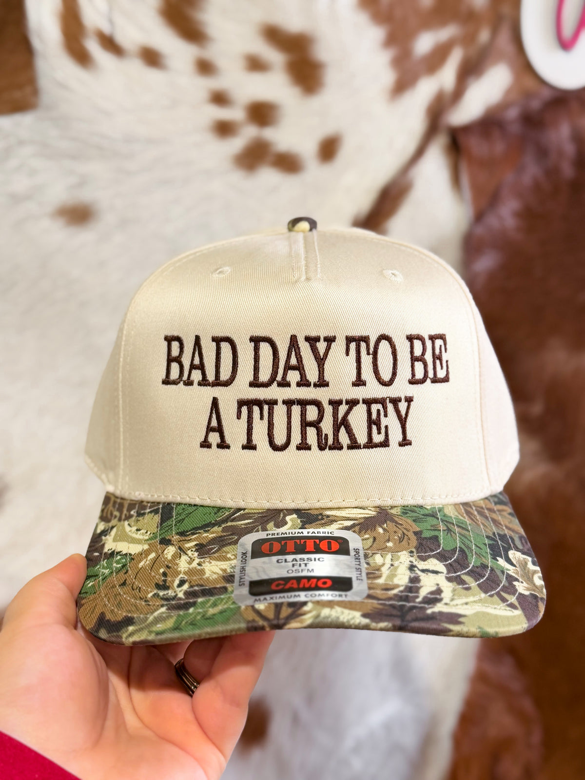 Bad Day To Be A Turkey Camo Trucker Hat