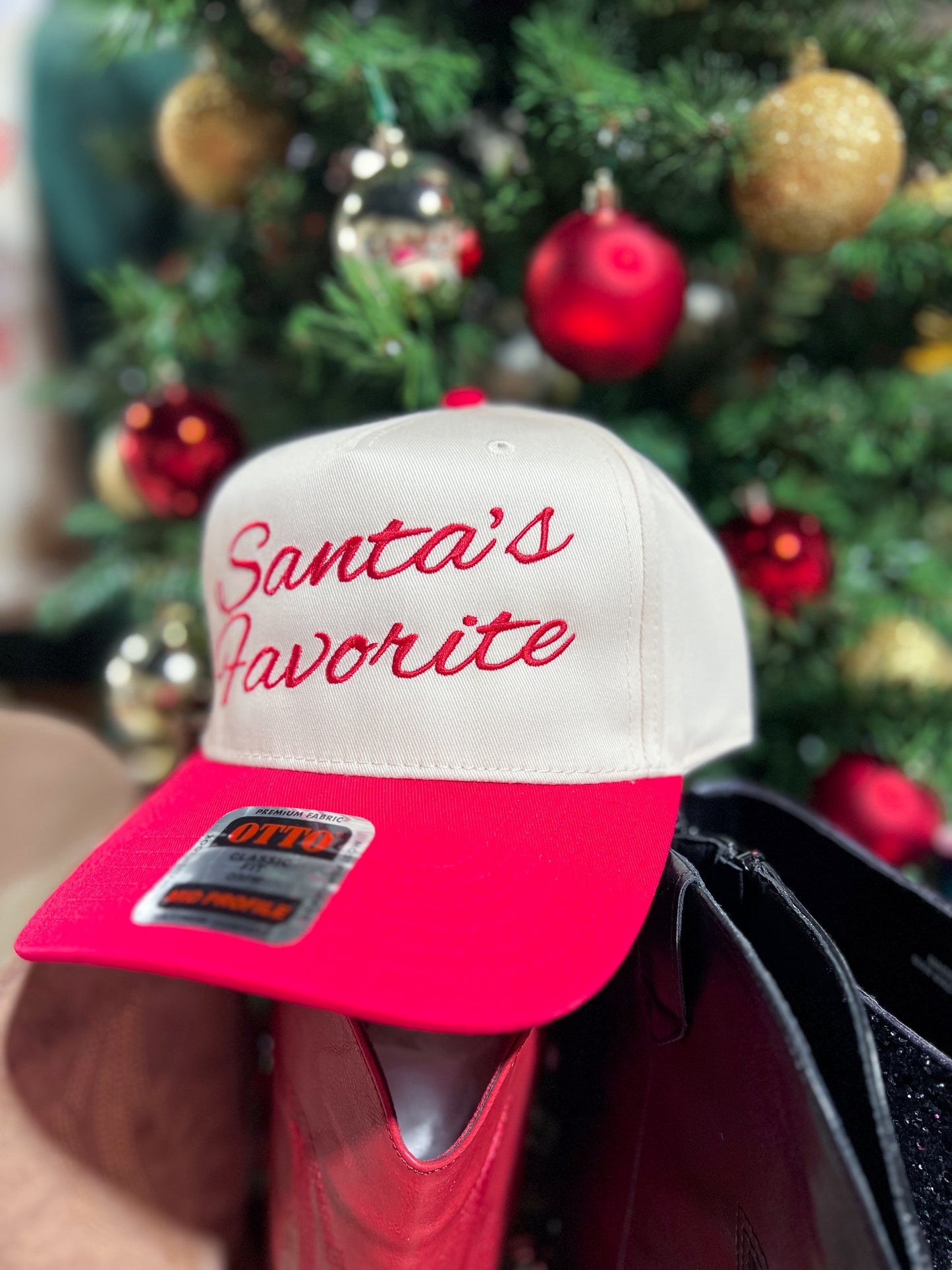 Santa’s Favorite Embroidered Trucker Hat