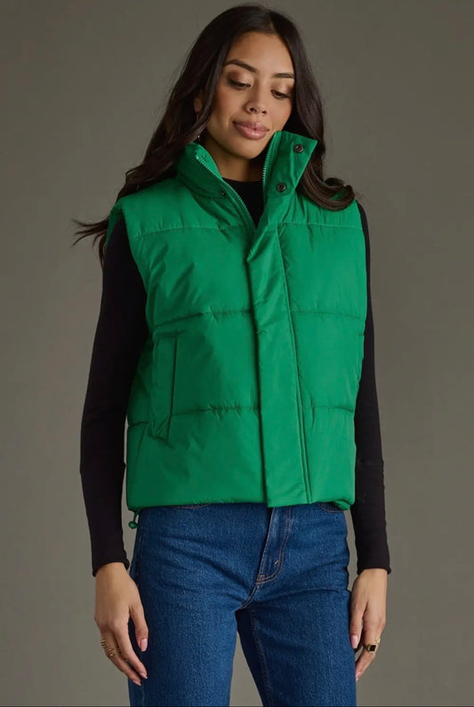 Green Puffer Vest
