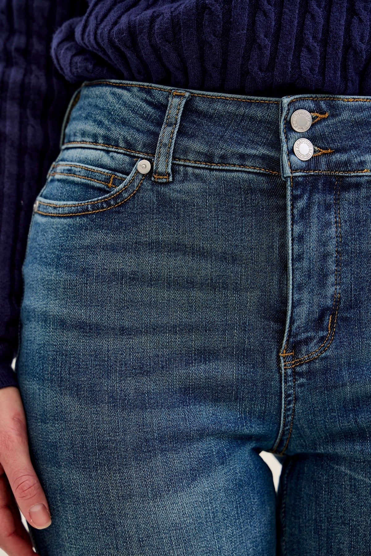 Judy Blue Penny Petite High Rise Flare Jeans (JB 881018)
