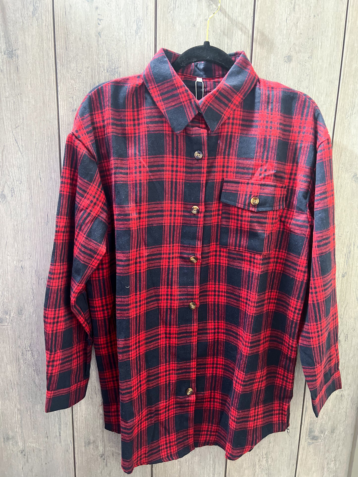 Red Plaid Shacket