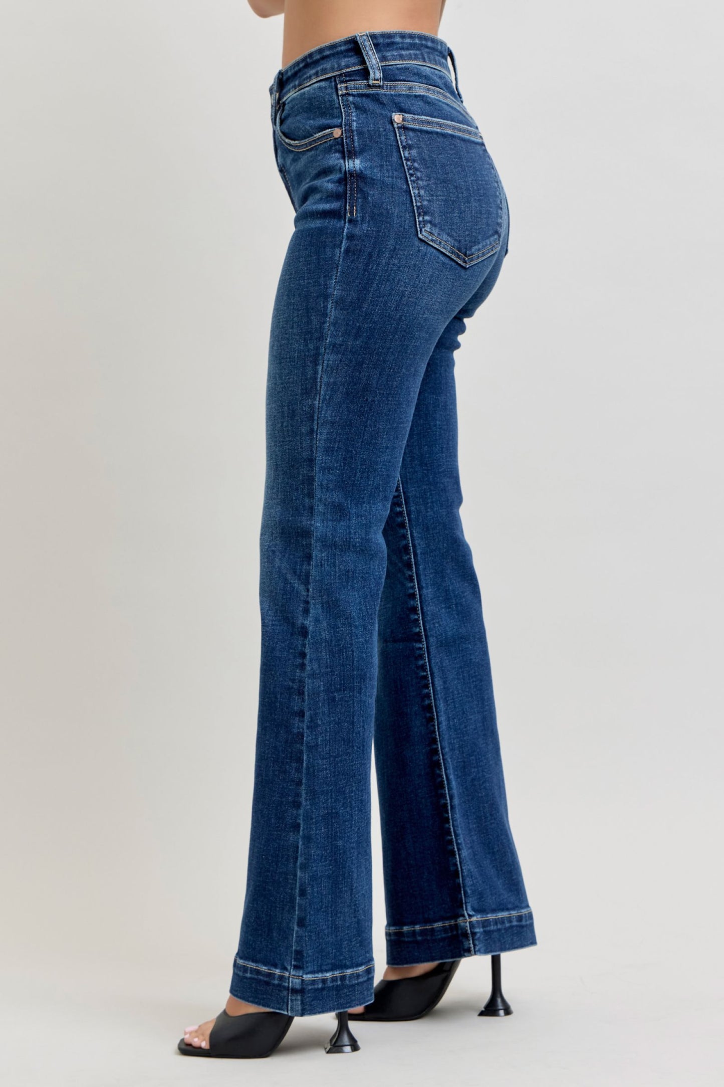 Judy Blue Petite Gwen Trouser Flare Jeans (JB 82637 PT)