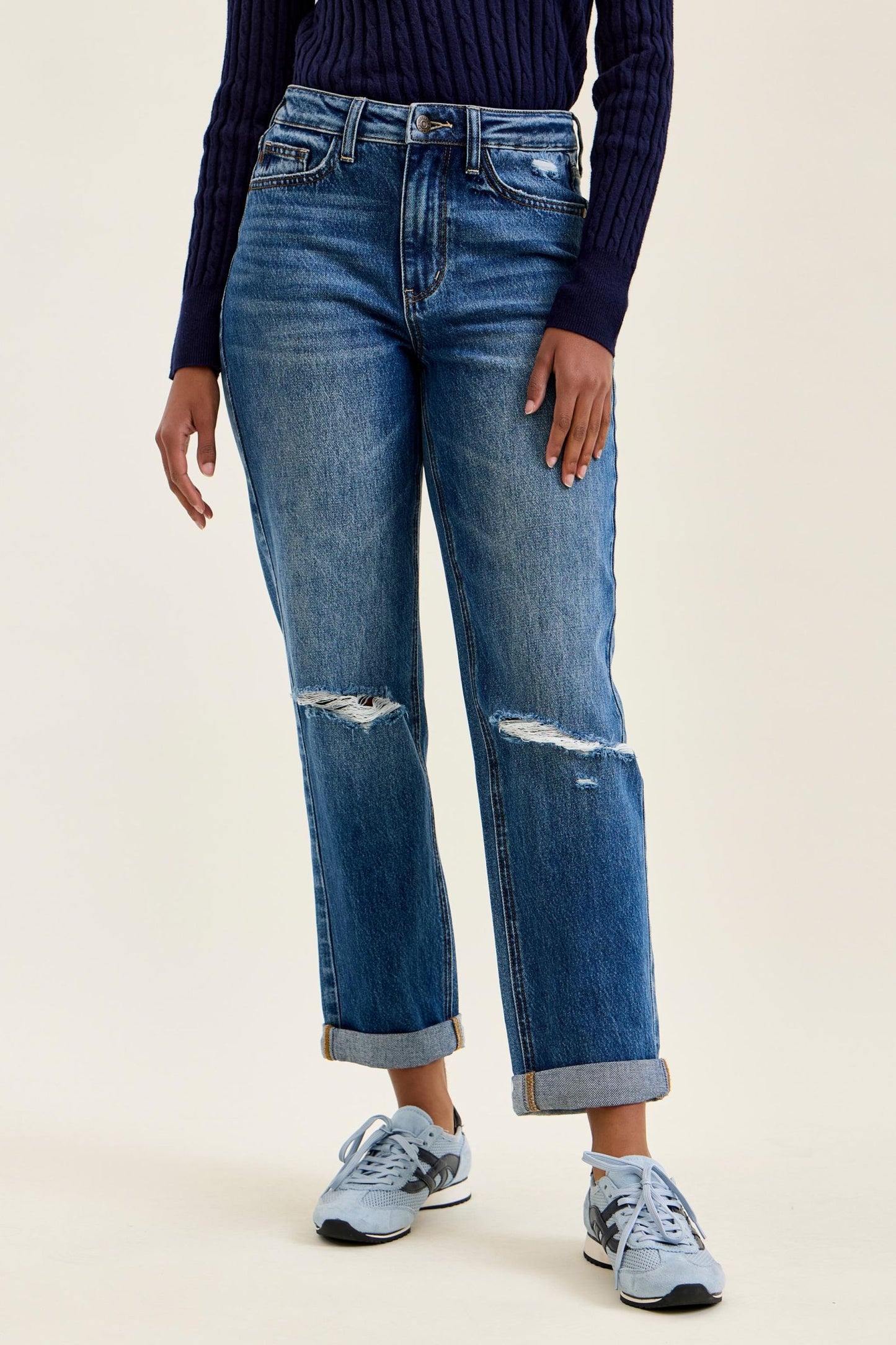 Judy Blue Billie High Rise Boyfriend Fit Jeans (JB 881189)
