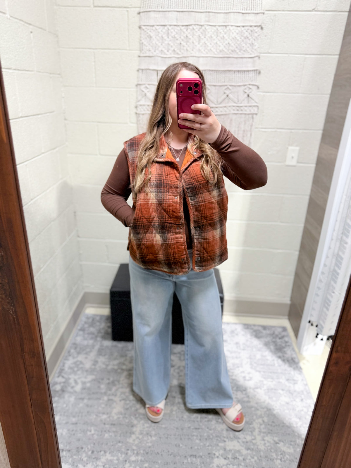 Brown Microfiber Long Sleeve