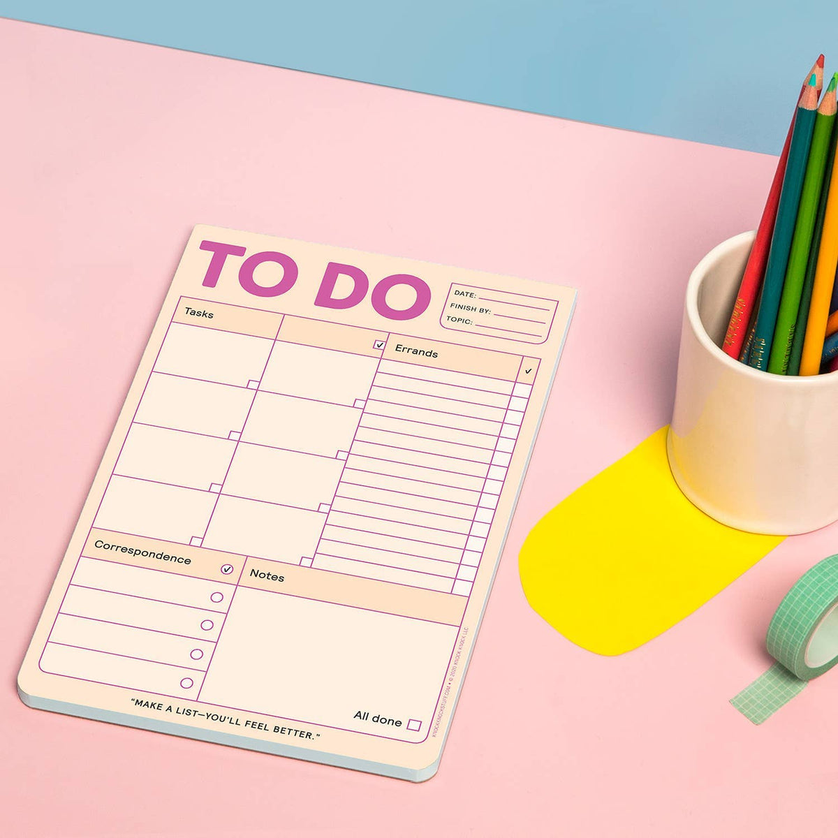 To Do Pad (Pastel Orange)