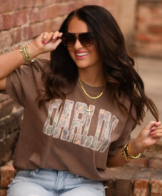 Darlin’ Camo Comfort Colors Tee
