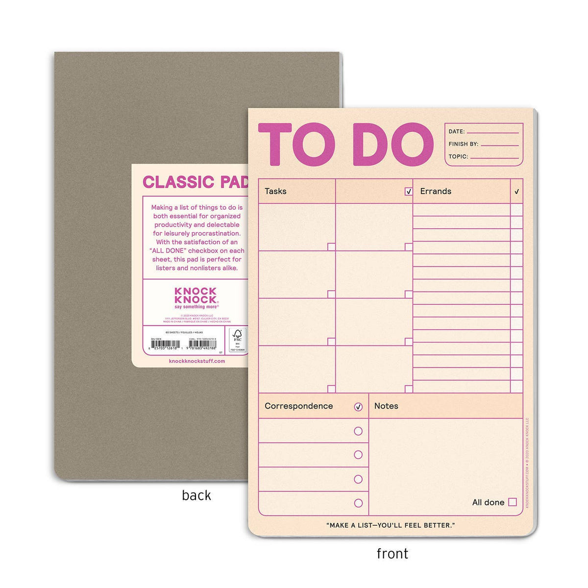 To Do Pad (Pastel Orange)
