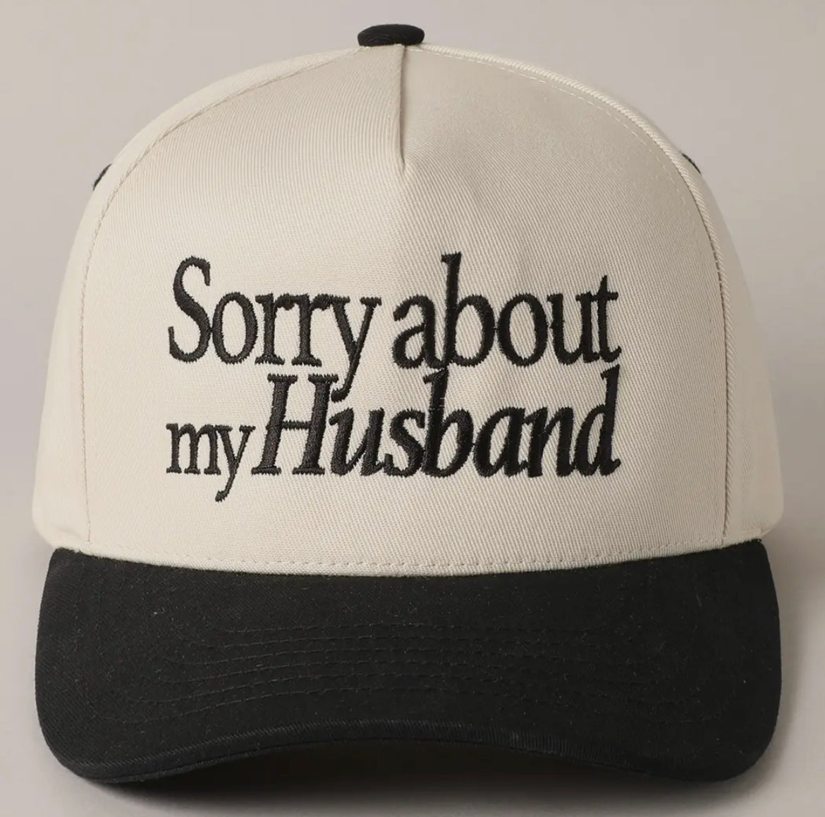 Sorry About My Husband Dad Hat