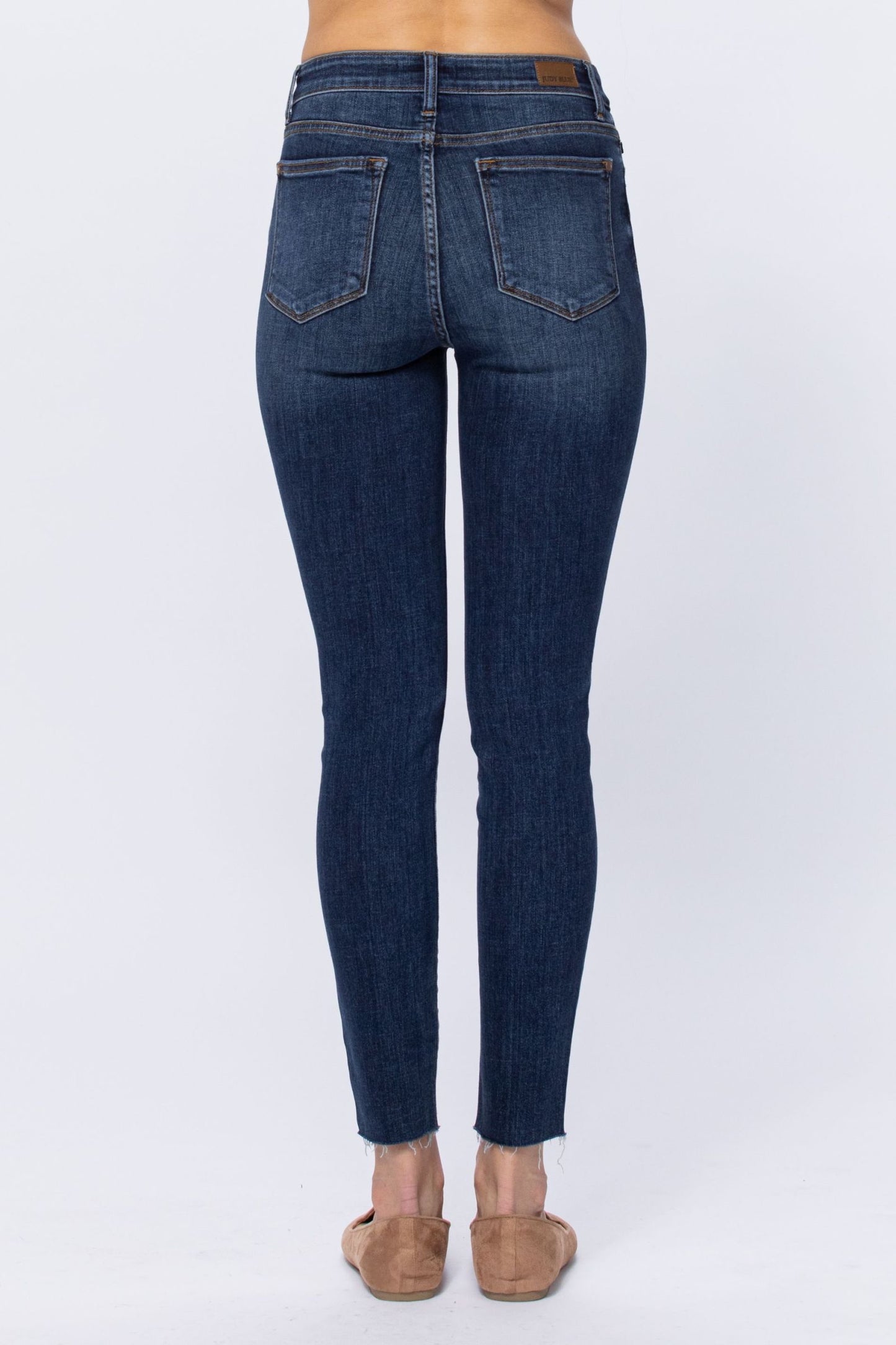Judy Blue Amber High Rise Buttonfly Skinny Jeans (JB 82318)