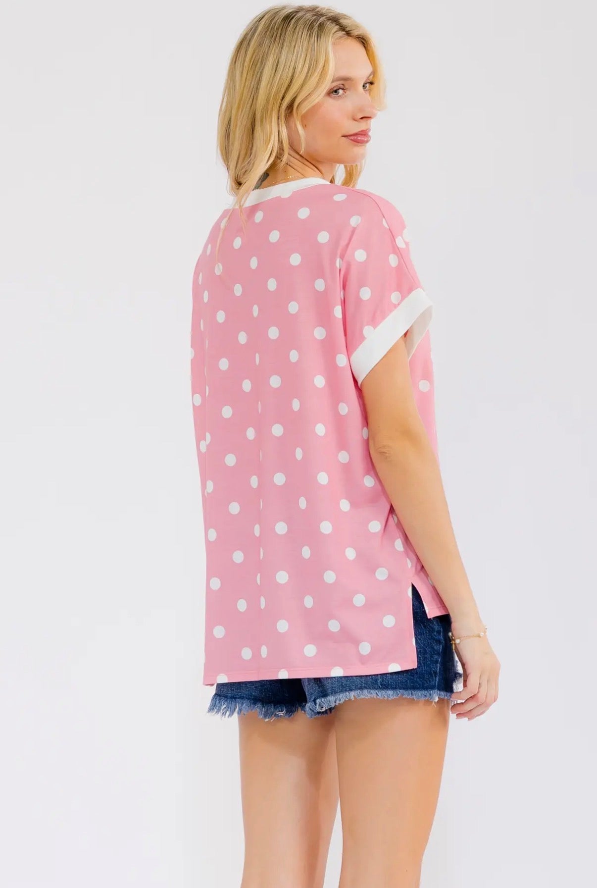 Pink Dot Darling Top