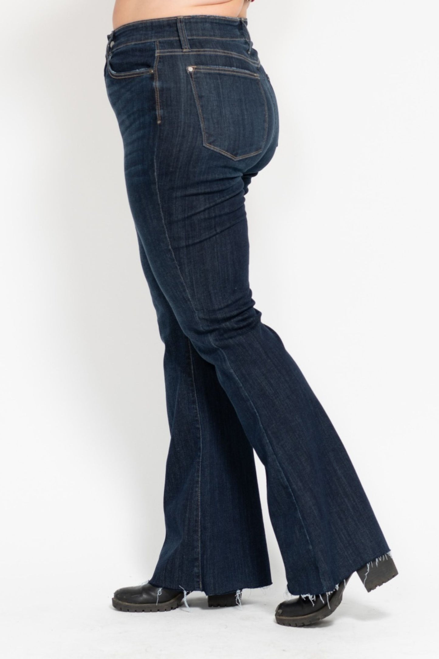 Judy Blue Giselle High Rise Dark Wash Tall Flare Jeans (JB 82343)