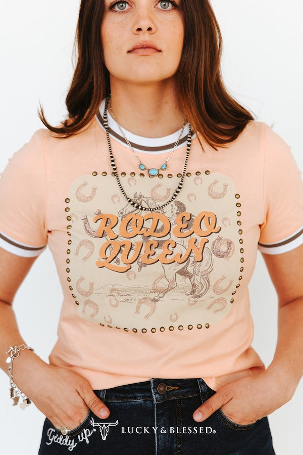 Rodeo Queen Studded Tee