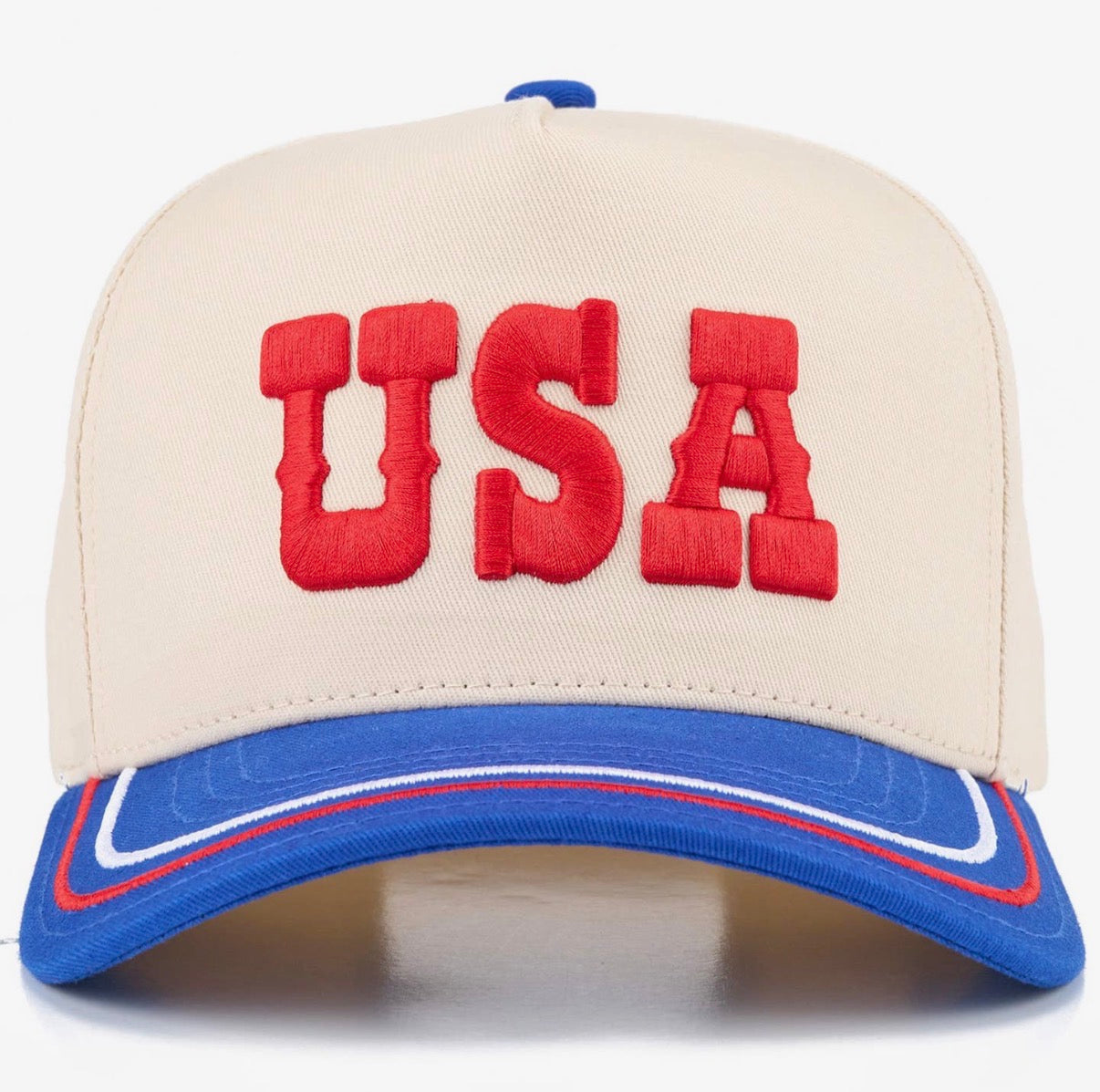 USA Two-Tone Embroidered Trucker Hat
