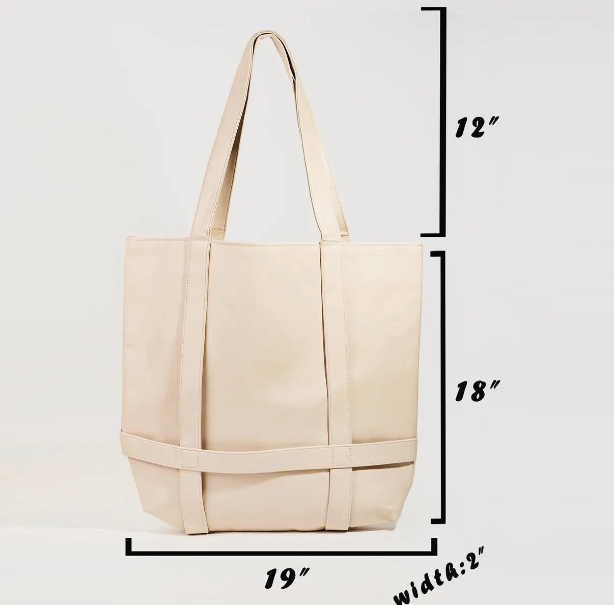 Pleather Hat Carrier Tote Bag