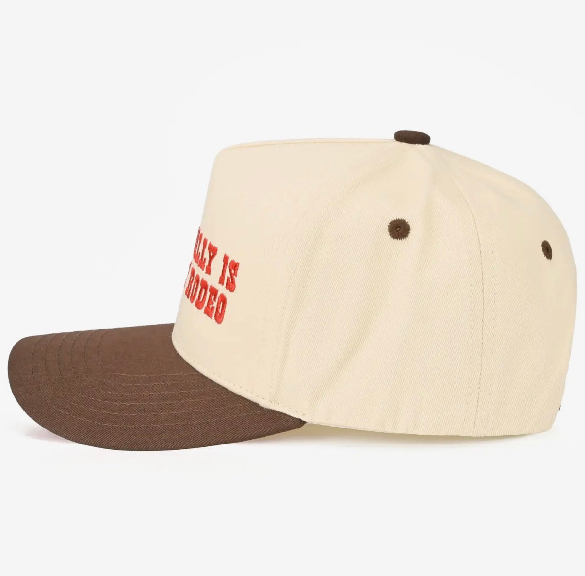 Actually My First Rodeo Embroidered Trucker Hat