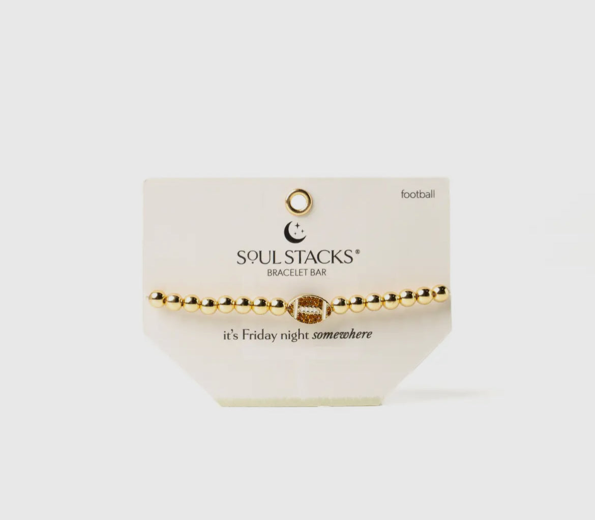 Soul Stacks Gold Sports Stretch Braclets