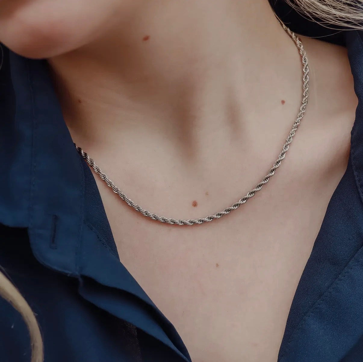 4mm Rope Chain Necklace