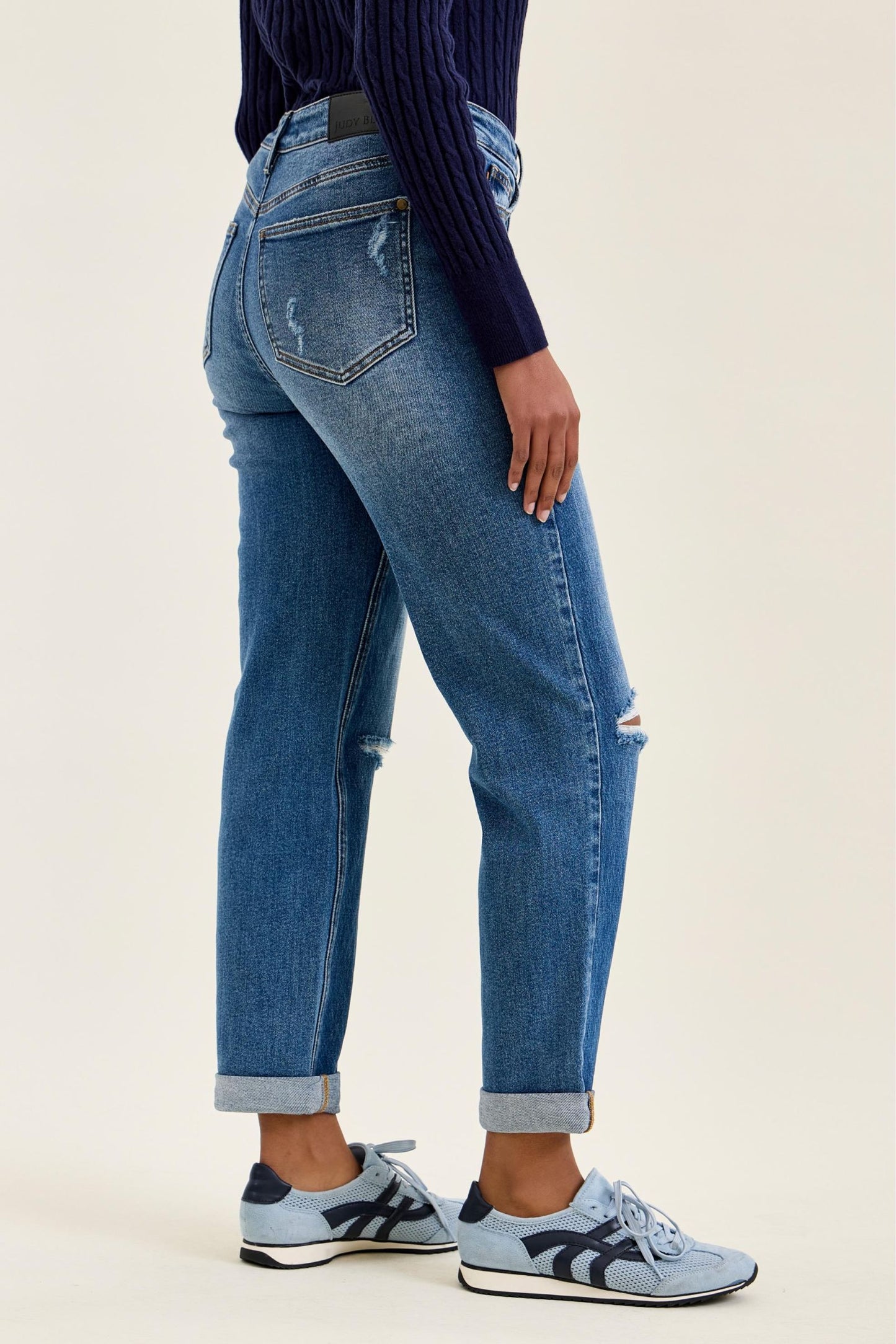 Judy Blue Billie High Rise Boyfriend Fit Jeans (JB 881189)