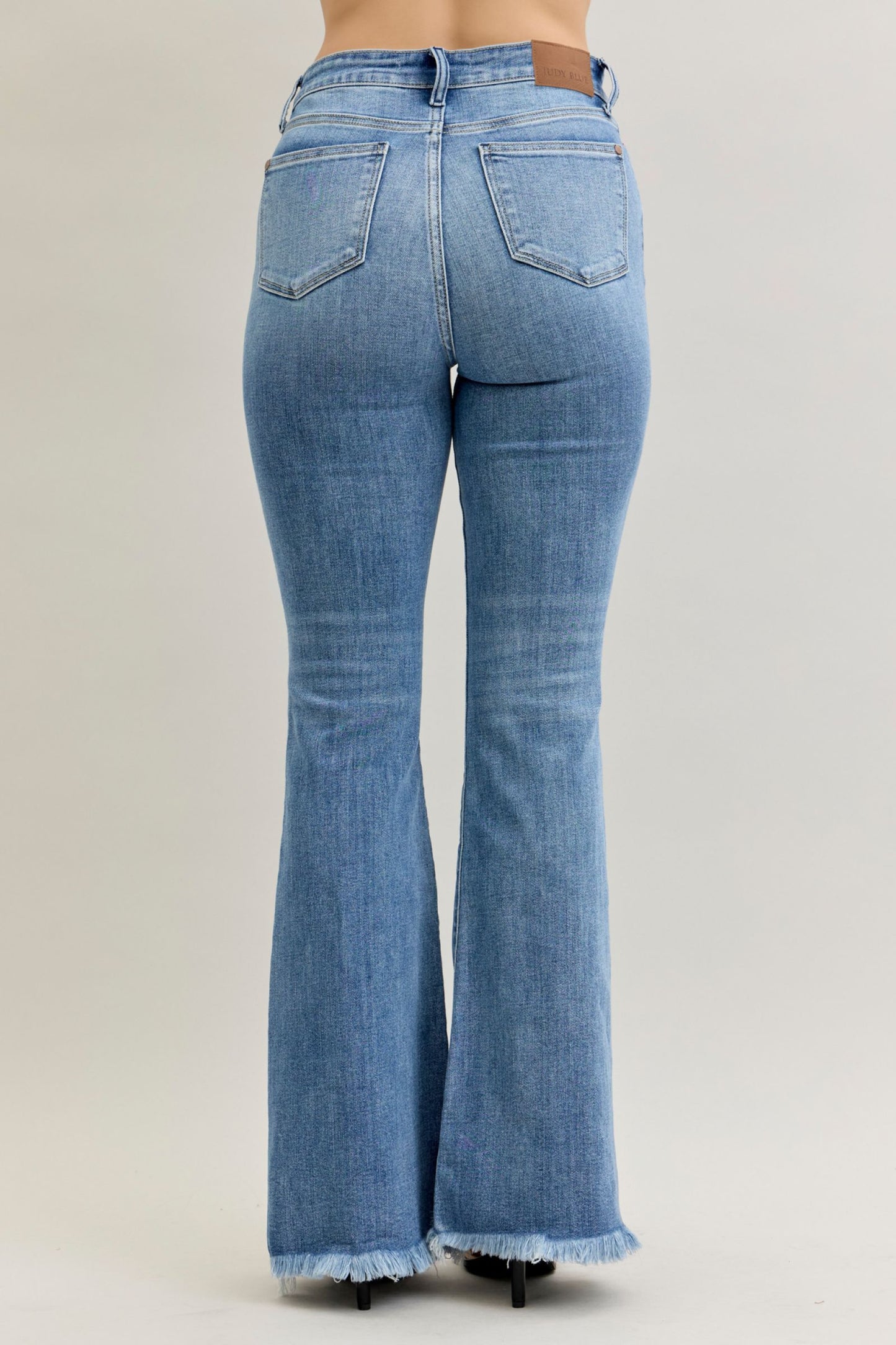 Judy Blue Gracie High Rise Front Pintuck Flare Jeans (JB 82687)