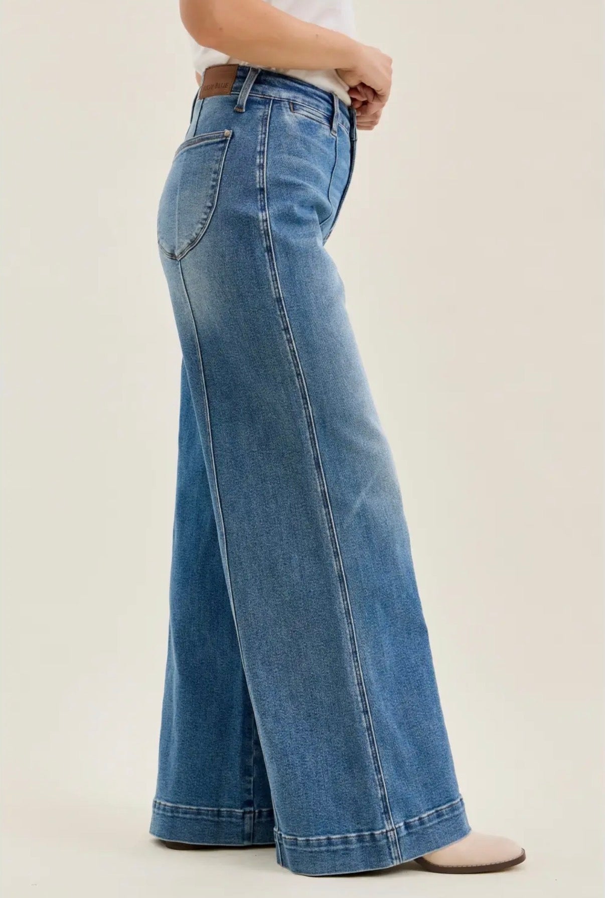 Judy Blue Liza High Rise Palazzo Jeans (JB 881160)