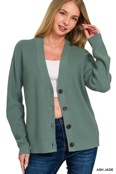 Ash Jade Button Down Cardigan