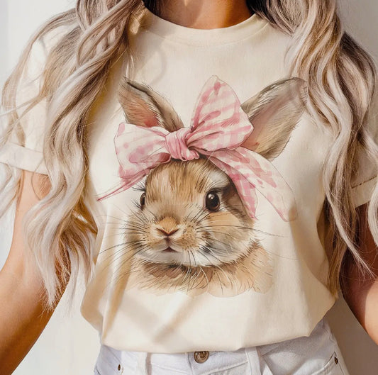 Coquette Bunny Bow Tee