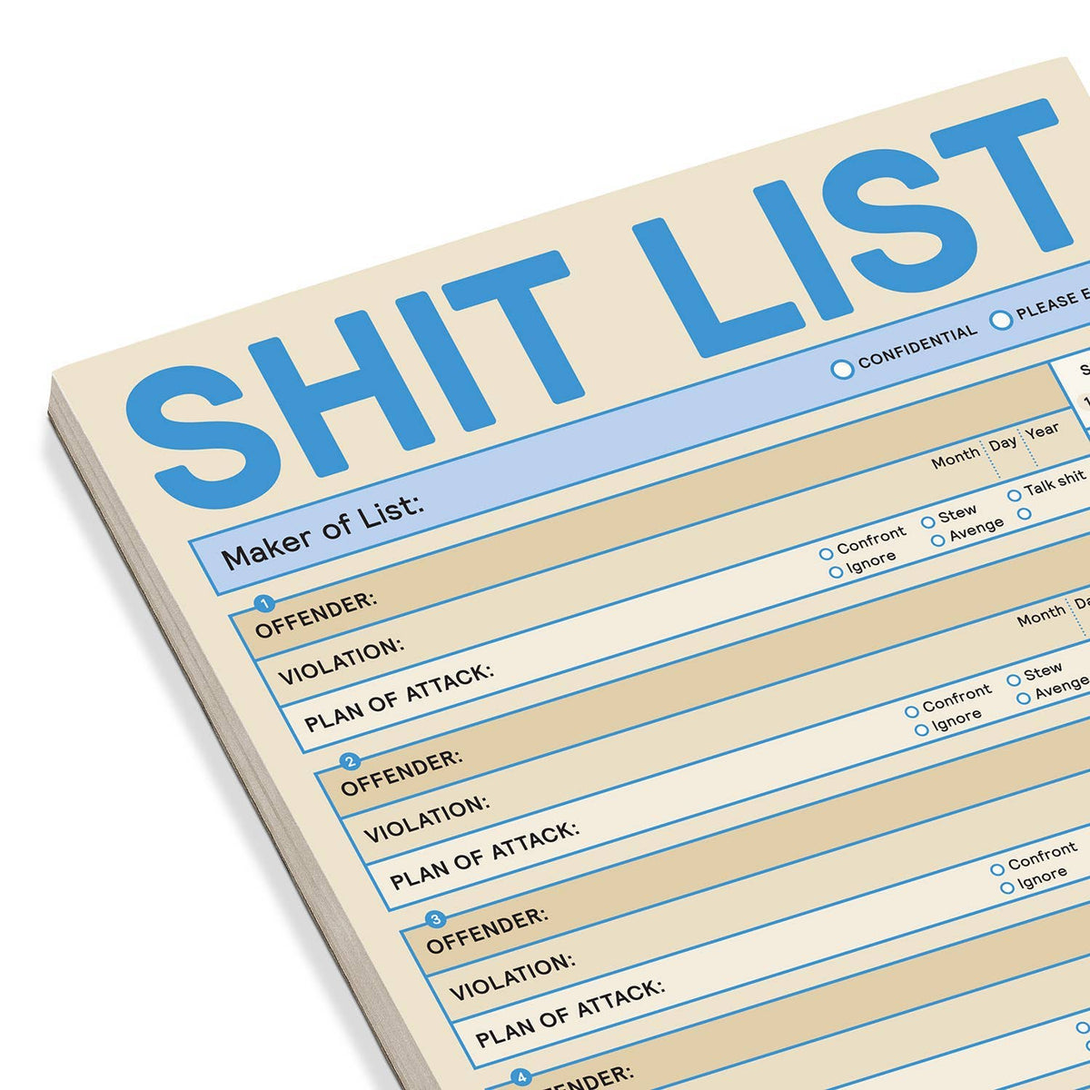 Sh*t List Pad (Pastel Version)