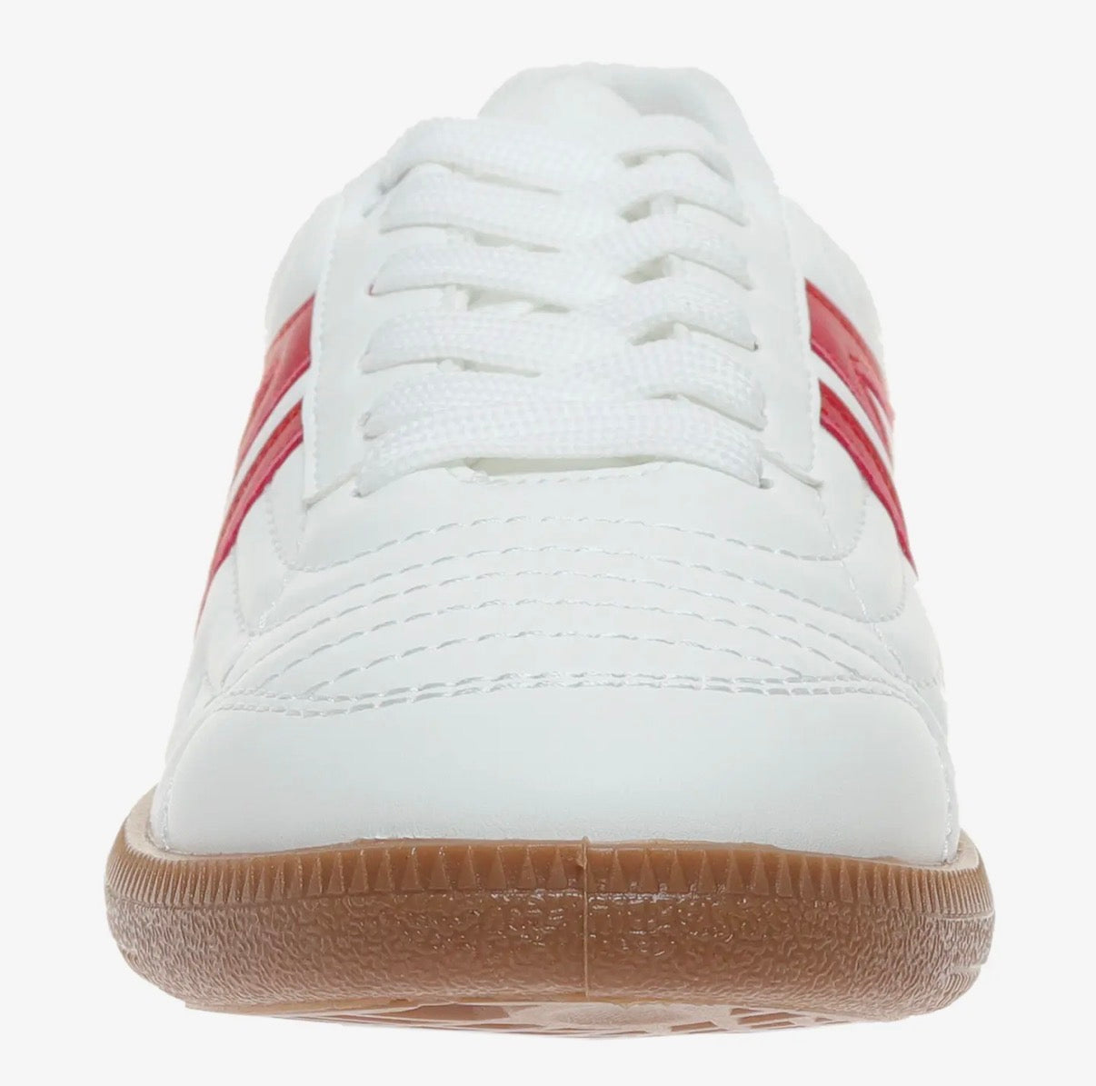 White + Red Poppy Sneakers