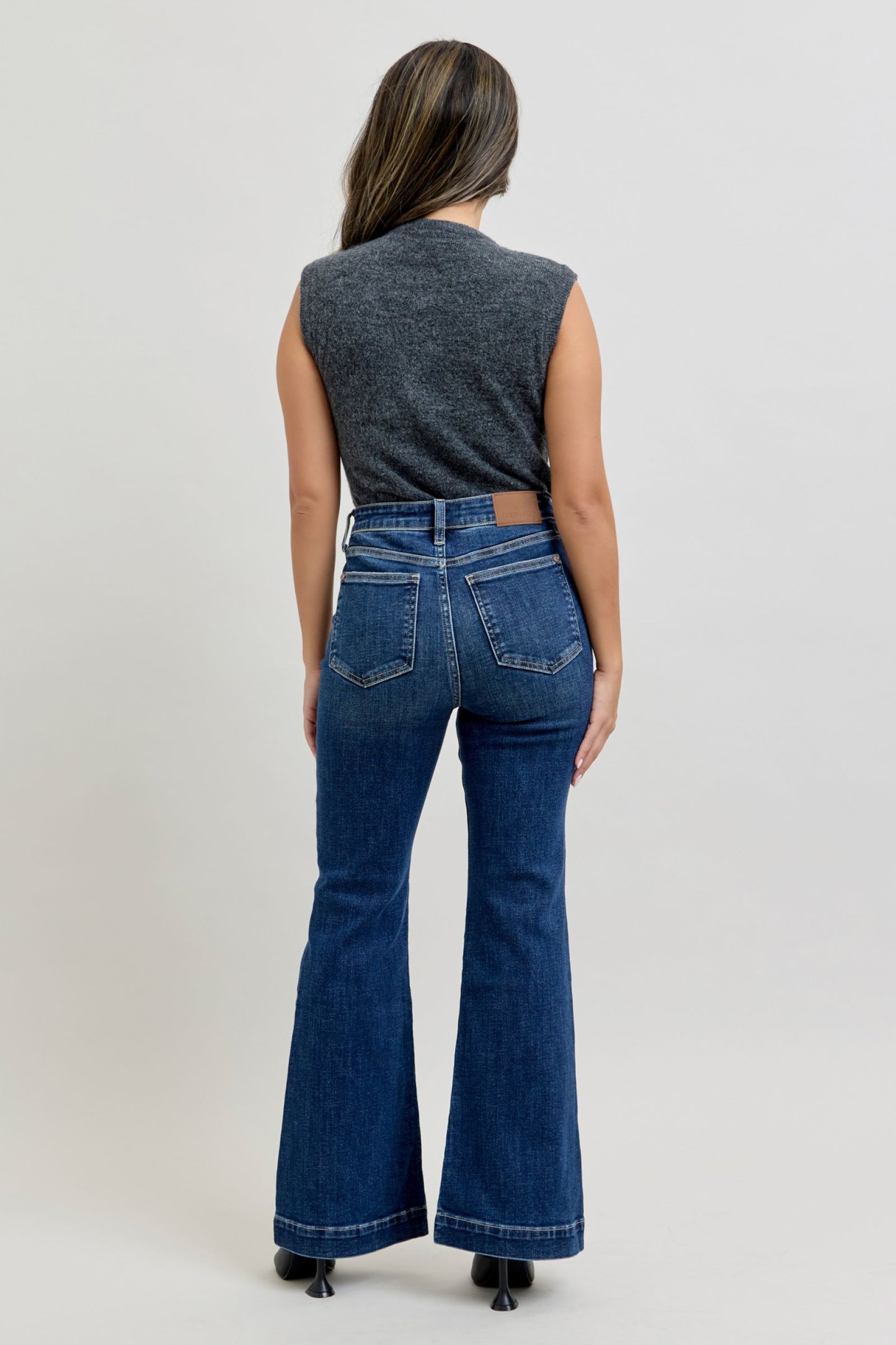 Judy Blue Petite Gwen Trouser Flare Jeans (JB 82637 PT)