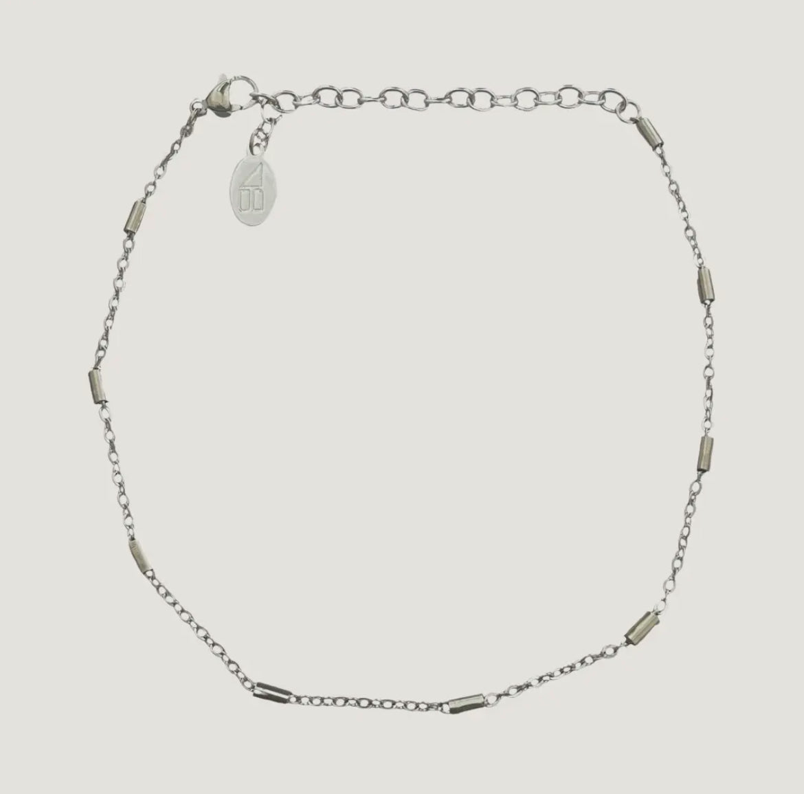 Silver Piper Waterproof Anklet