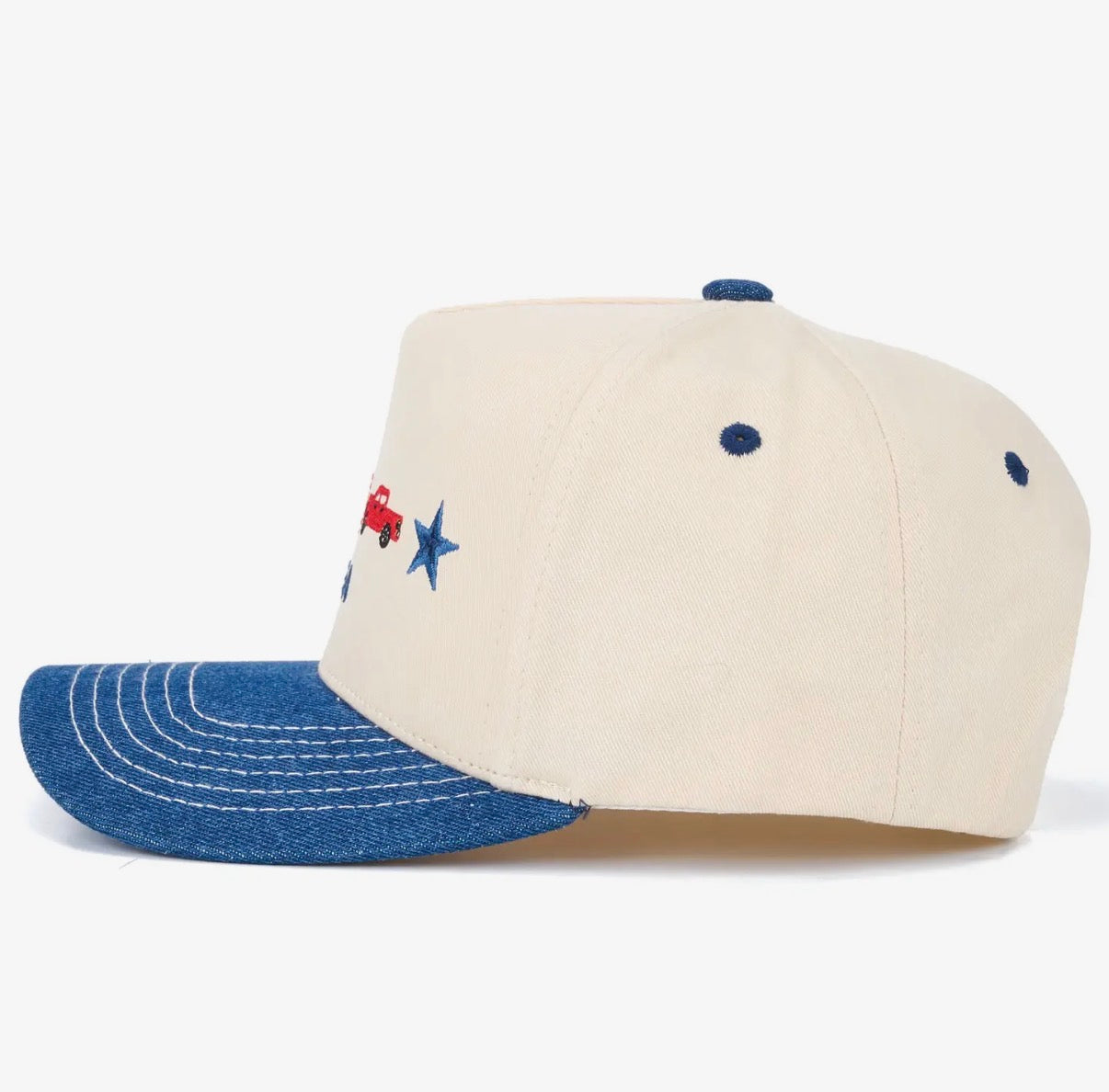USA Icons Embroidered Trucker Hat